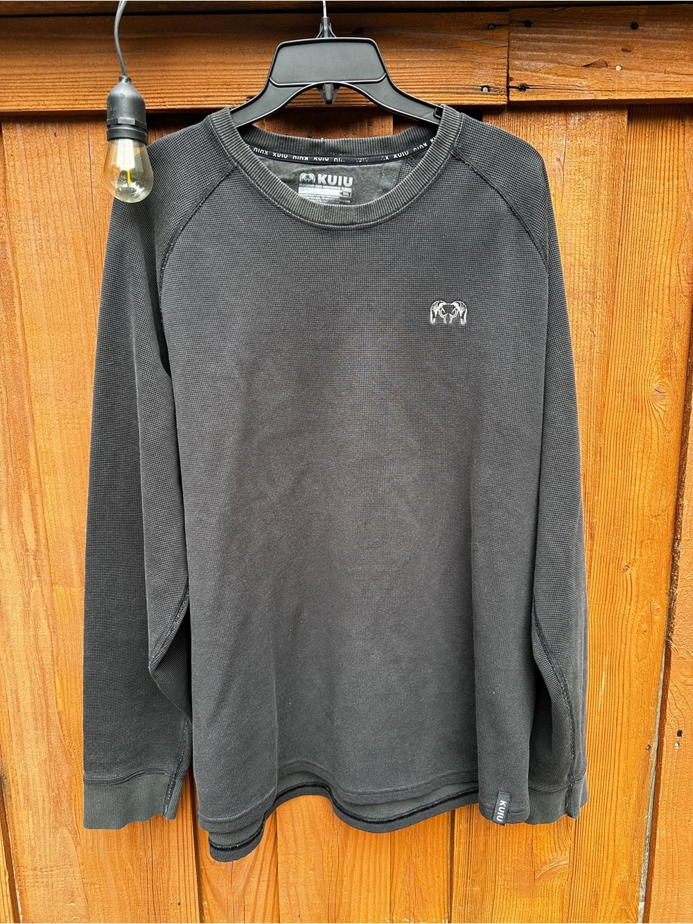 Kuiu waffle knit sweater